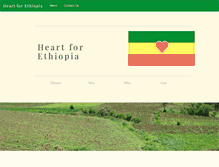 Tablet Screenshot of heartforethiopia.org